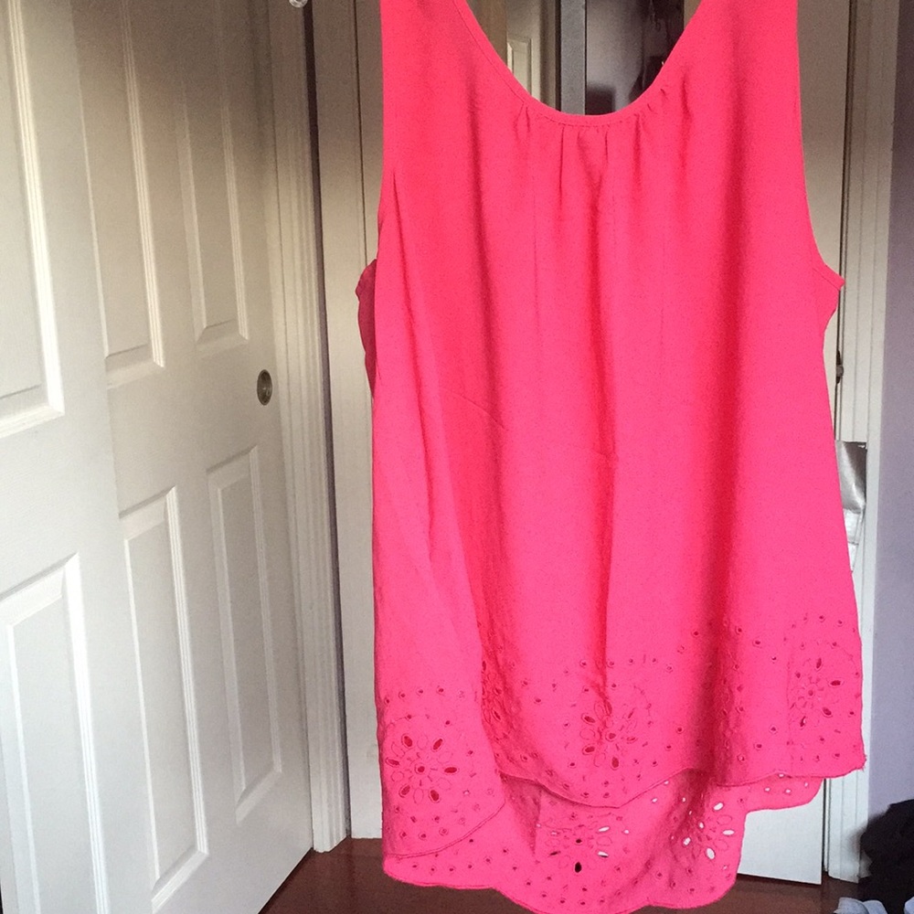 Perfect condition pink blouse with bottom detail